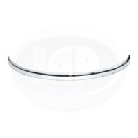 Rear Bumper, No Overrider, Chrome