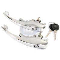 Door Handles, Outside, Left & Right, w/Keys