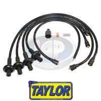 Spark Plug Wires, 10.4mm Spiro-Pro, Black, Silicone