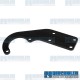 Oil Filter Mount, Mounts to Exhaust Flange, Aluminum, Black