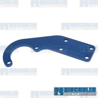 Oil Filter Mount, Mounts to Exhaust Flange, Aluminum, Blue