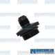 Oil Filler Cap/Breather, -8 AN Male Fitting, Aluminum, Black