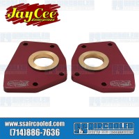 Spring Plate Retainers, For Stock Spring Plate, Aluminum, Red