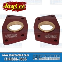 Spring Plate Retainers, For Stock Spring Plate, Aluminum, Red