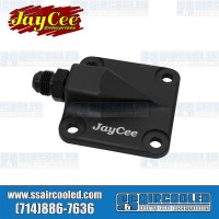 Oil Pump Cover, 8mm Studs, Full Flow Style, Billet Aluminum, Black
