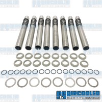 Pushrod Tubes, Leak-Proof, Silver